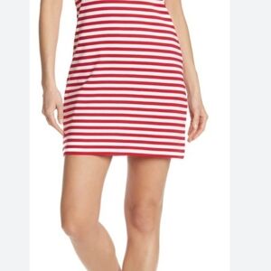 Tommy Hilfiger Red and White Striped Dress